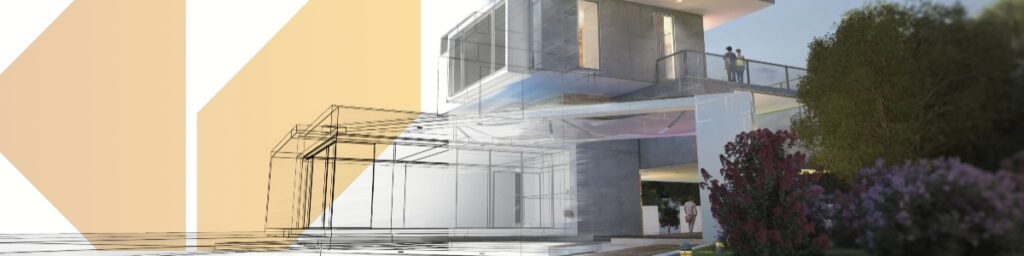 A mix of a house plan and a photography