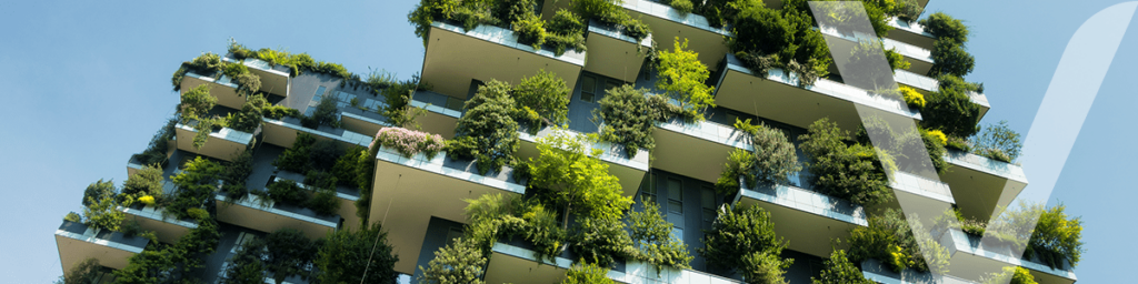 Image of a building that has been built in a sustainable way.