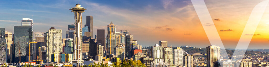 El horizonte de Seattle, una ciudad basada en la sostenibilidad