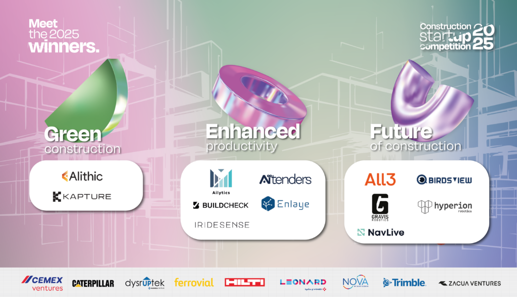 Construction Startup Competition 2025 winners